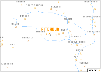 map of Aït Daoud