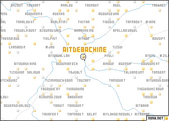 map of Aït Debachine