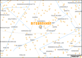 map of Aitebār Khān