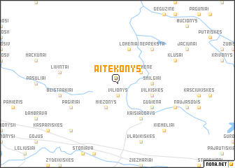 map of Aitekonys