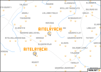 map of Aït el Ayachi