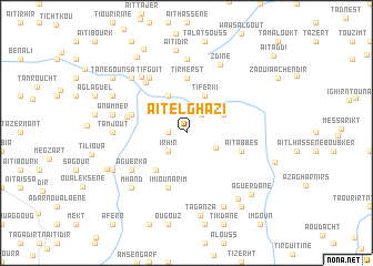 map of Aït el Ghazi