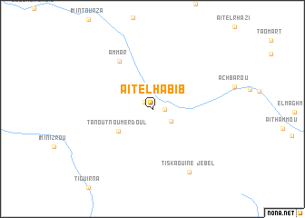 map of Aït el Habib