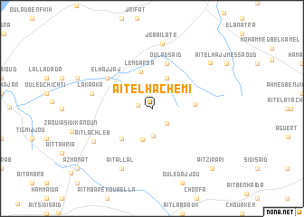 map of Aït el Hachemi