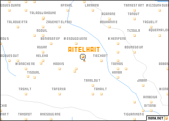 map of Aït el Haït