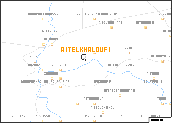 map of Aït el Khaloufi