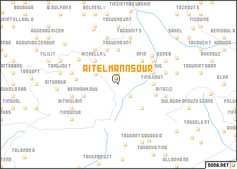 map of Aït el Mannsour