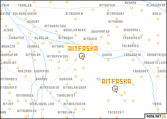 map of Aït Faska