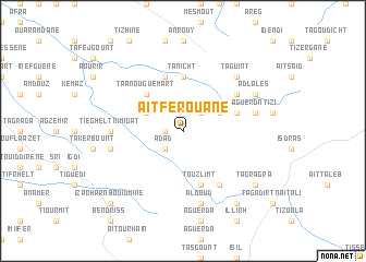 map of Aït Ferouane