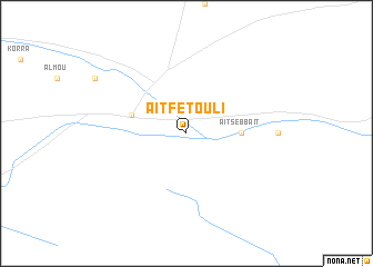 map of Aït Fetouli