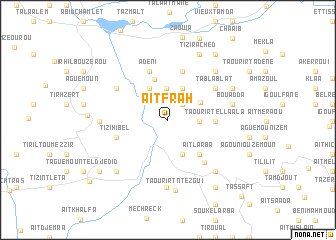 map of Aït Frah