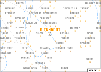 map of Aït Ghemat