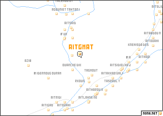map of Aït Gmat