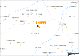 map of Aït Haffi