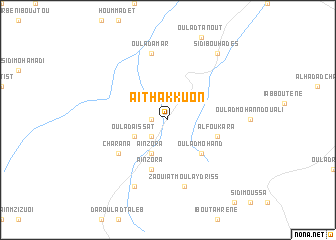 map of Aït Hakkuon