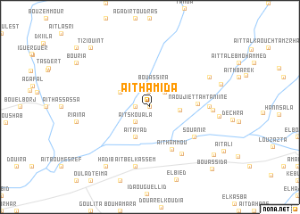 map of Aït Hamida