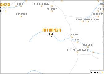 map of Aït Hamza