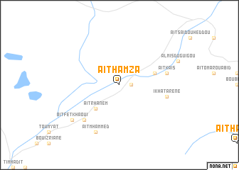 map of Aït Hamza