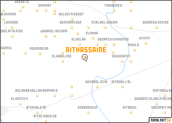 map of Aït Hassaïne