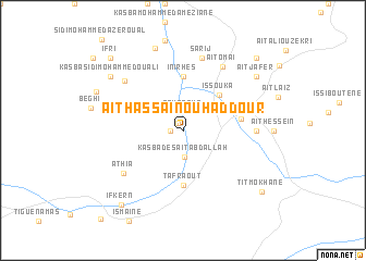 map of Aït Hassaïn Ou Haddour
