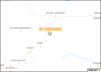 map of Aït Hassane