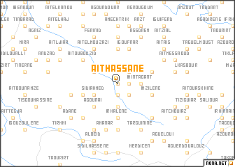 map of Aït Hassane