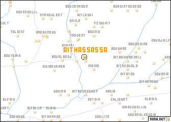 map of Aït Hassassa