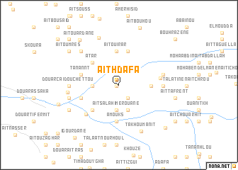 map of Aït Hdafa