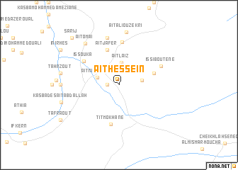 map of Aït Hesseïn