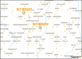 map of Aït Ibourk