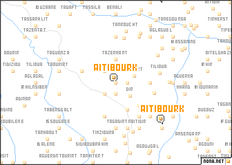 map of Aït Ibourk