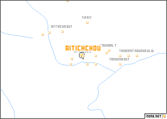 map of Aït Ichchou