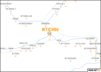 map of Aït Ichou