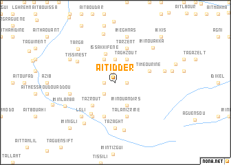 map of Aït Idder