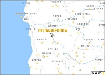 map of Aït Iggui Fraks