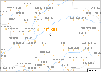 map of Aït Ikhs