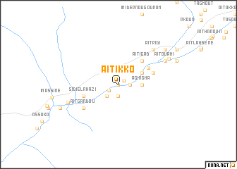 map of Aït Ikko