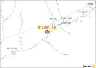 map of Aït Imellil