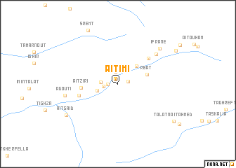 map of Aït Imi