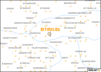 map of Aït Inklou