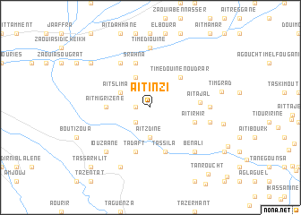 map of Aït Inzi