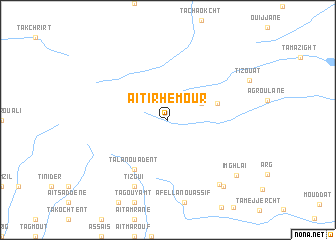 map of Aït Irhemour