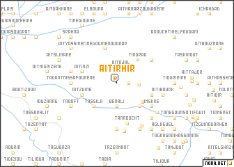 map of Aït Irhir