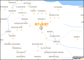 map of Aït Jeïat