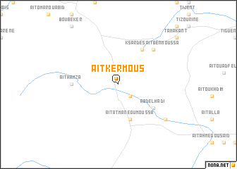 map of Aït Kermous