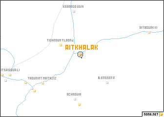 map of Aït Khalak