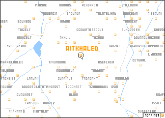 map of Aït Khaled