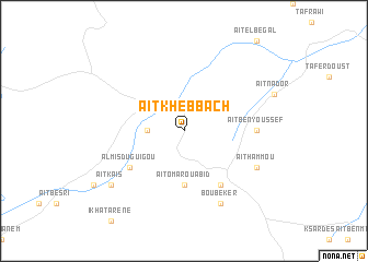 map of Aït Khebbach