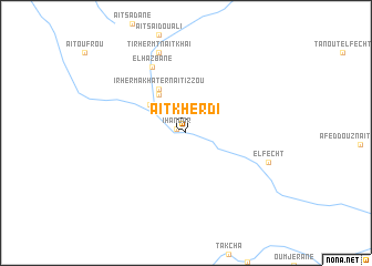 map of Aït Kherdi