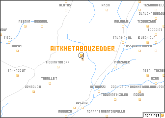map of Aït Khetab Ouzedder